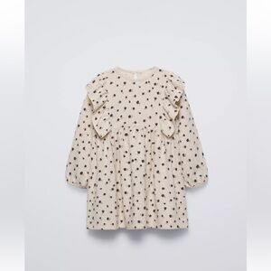 ZARA RUFFLE SOFT TOUCH TODDLER DRESS SIZE 5T